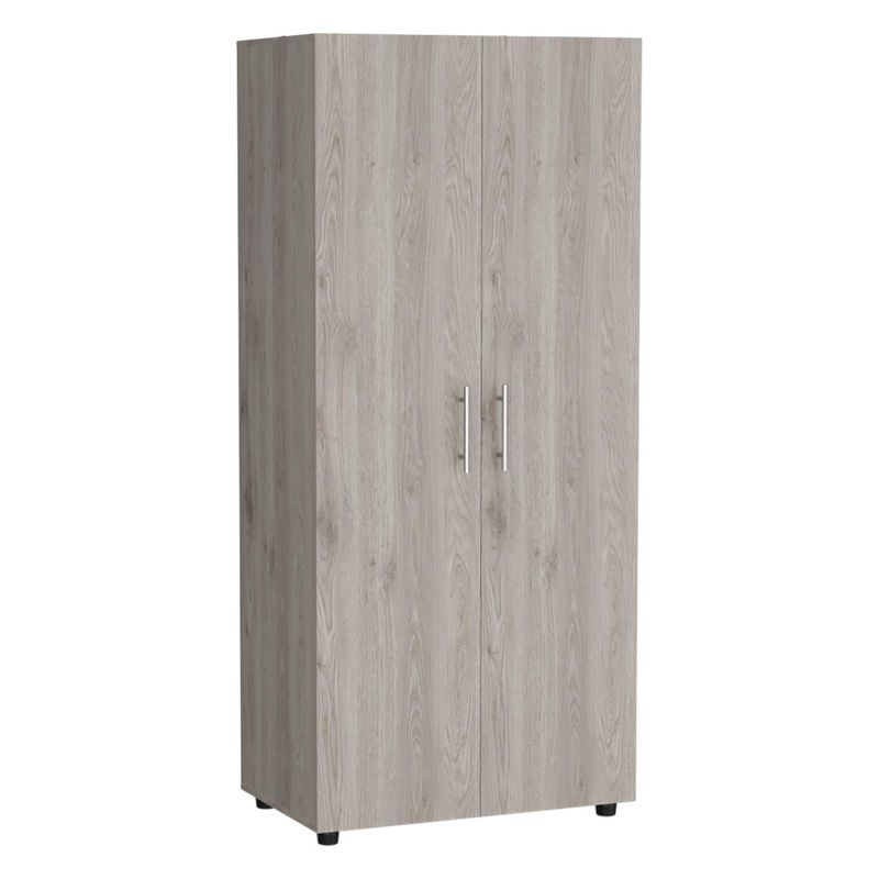 TUHOME - Closet Tera 2 Puertas Ceniza Y Blanco Tuhome