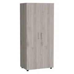 TUHOME - Closet Tera 2 Puertas Ceniza Y Blanco
