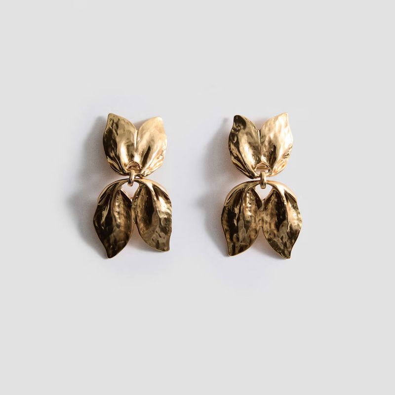 MANGO - Pendientes Diseño Colgante Mujer Mango