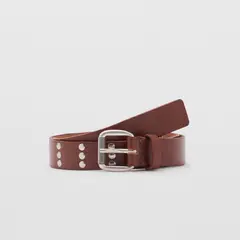 MANGO - Cinturón Piel Tachuelas Mujer