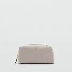 MANGO - Neceser Canvas Contraste Cremallera Mujer
