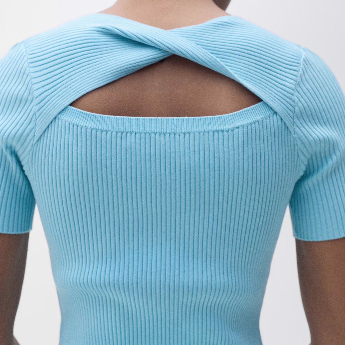 MANGO - Sweater Canalé Abertura Espalda Mujer Mango