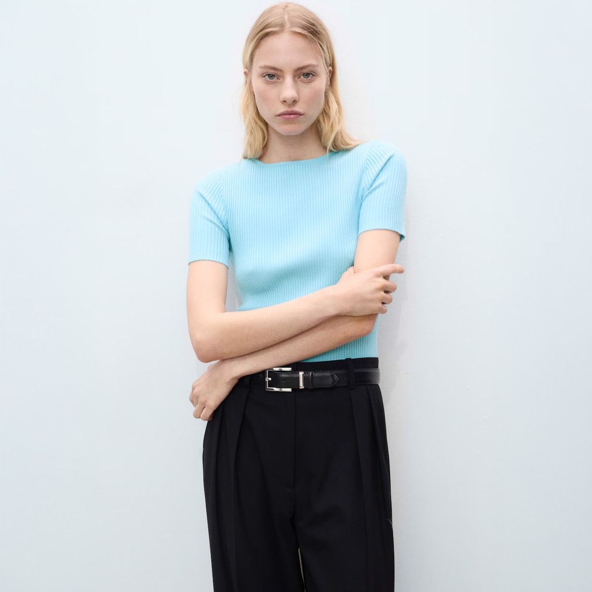 MANGO - Sweater Canalé Abertura Espalda Mujer Mango