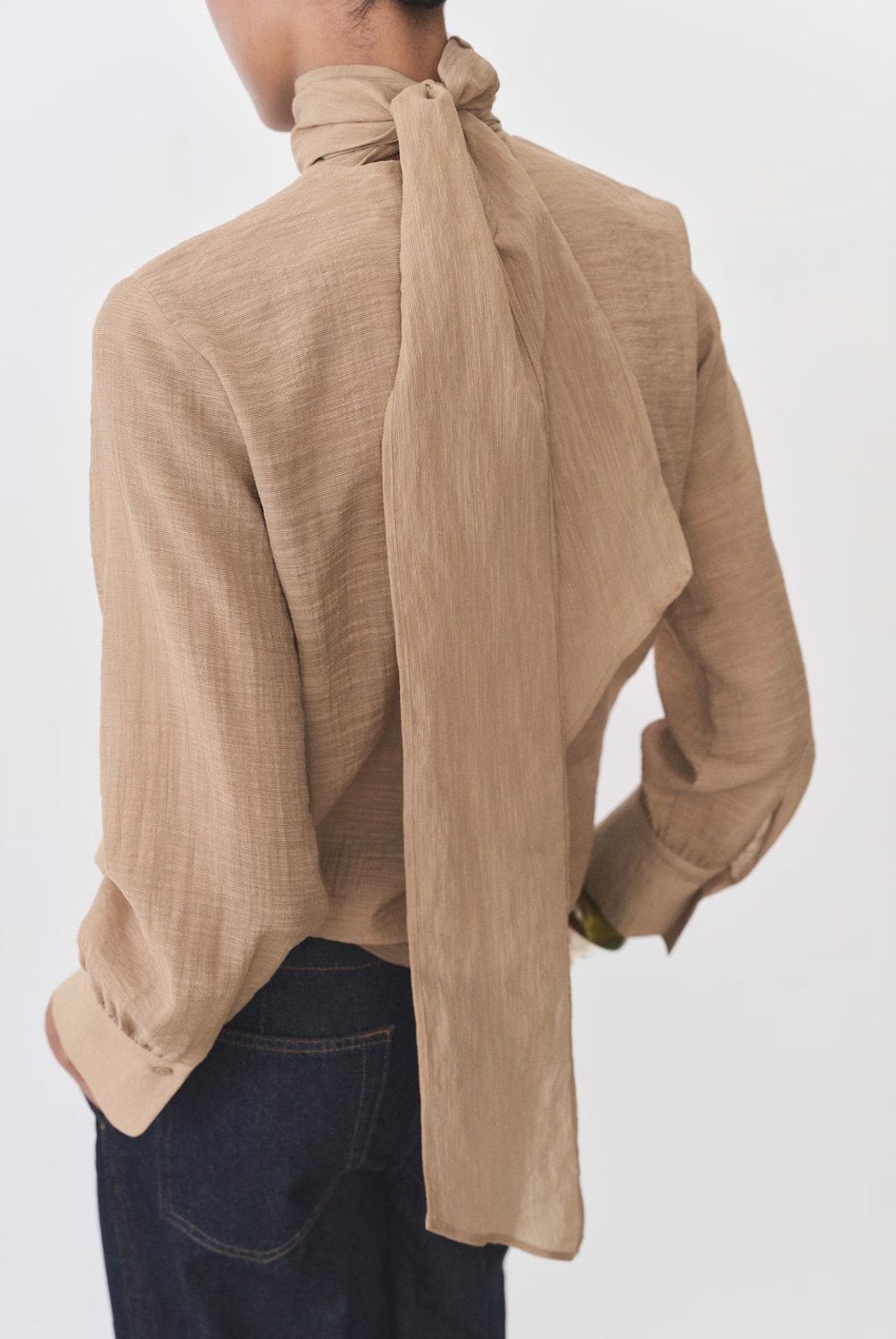 MANGO - Blusa Textura Lazada Mujer Mango