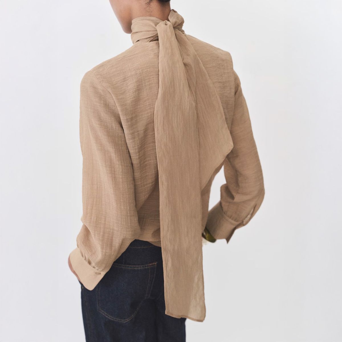 MANGO - Blusa Textura Lazada Mujer Mango