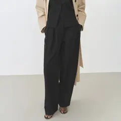MANGO - Pantalón Recto Traje Lyocell Mujer