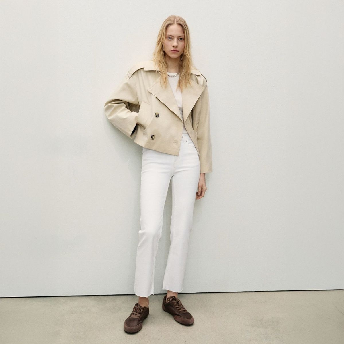 MANGO - Jeans Flare Tiro Alto Mujer Mango