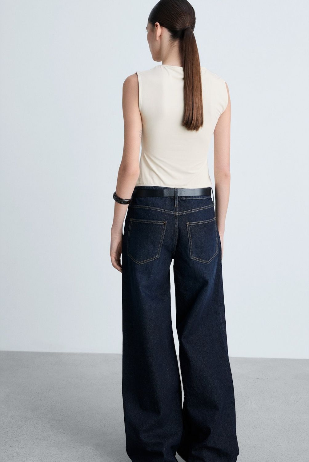 MANGO - Top Tirantes Escote Cuadrado Mujer Mango