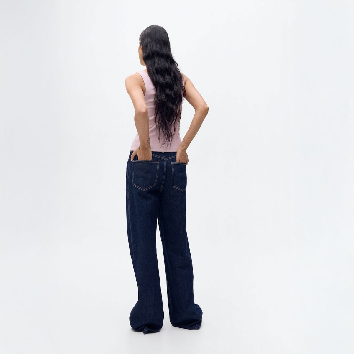 MANGO - Top Algodón Tirantes Anchos Mujer Mango