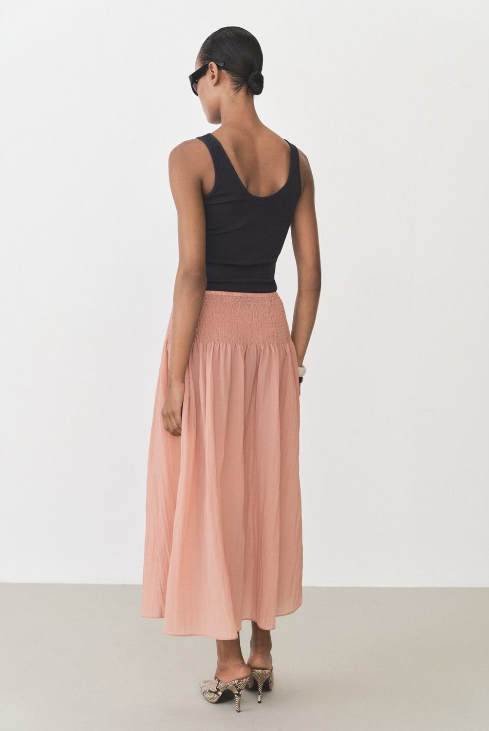 MANGO - Top Algodón Tirantes Anchos Mujer Mango