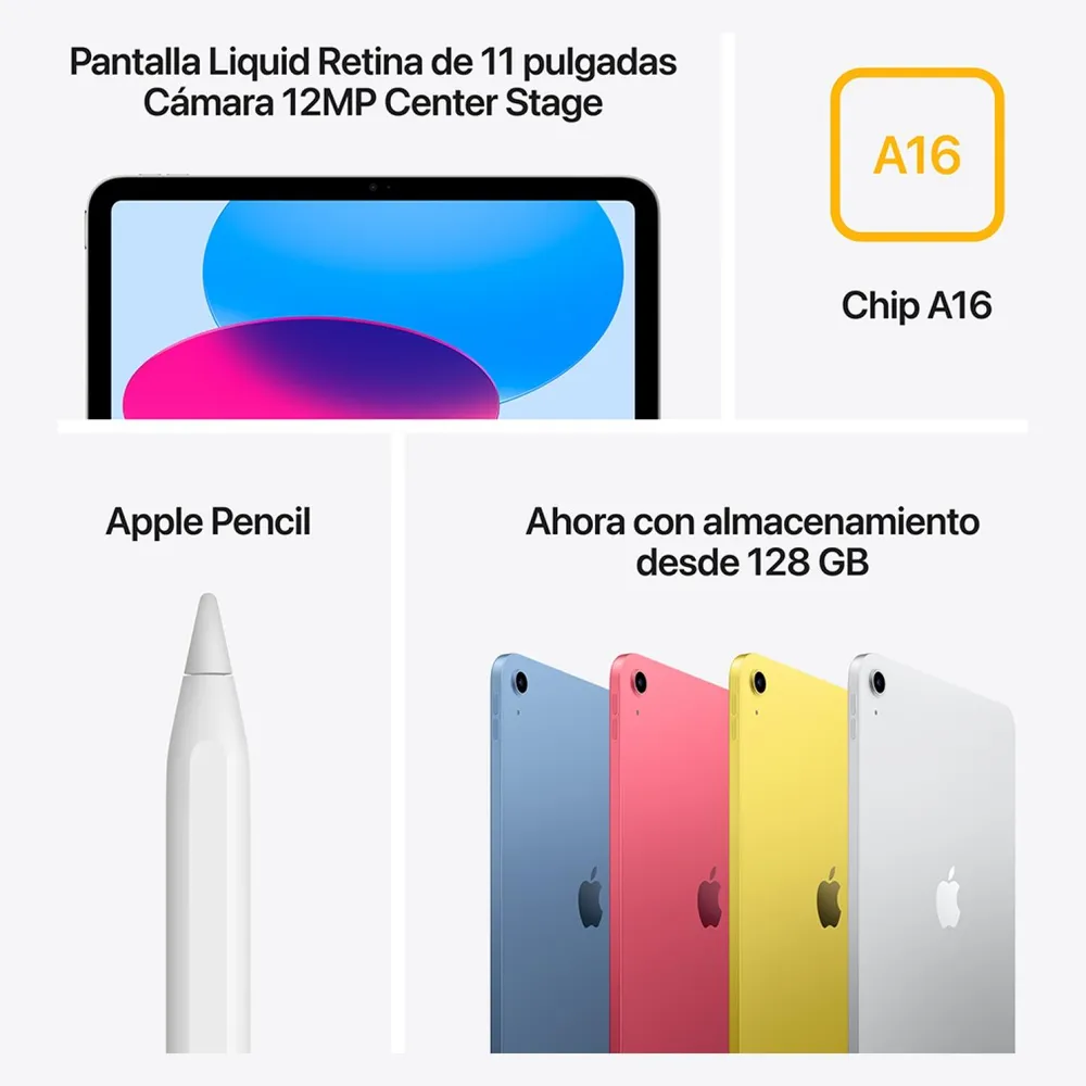 Apple iPad A16 11" 256GB Wi-Fi Plata, foto 7