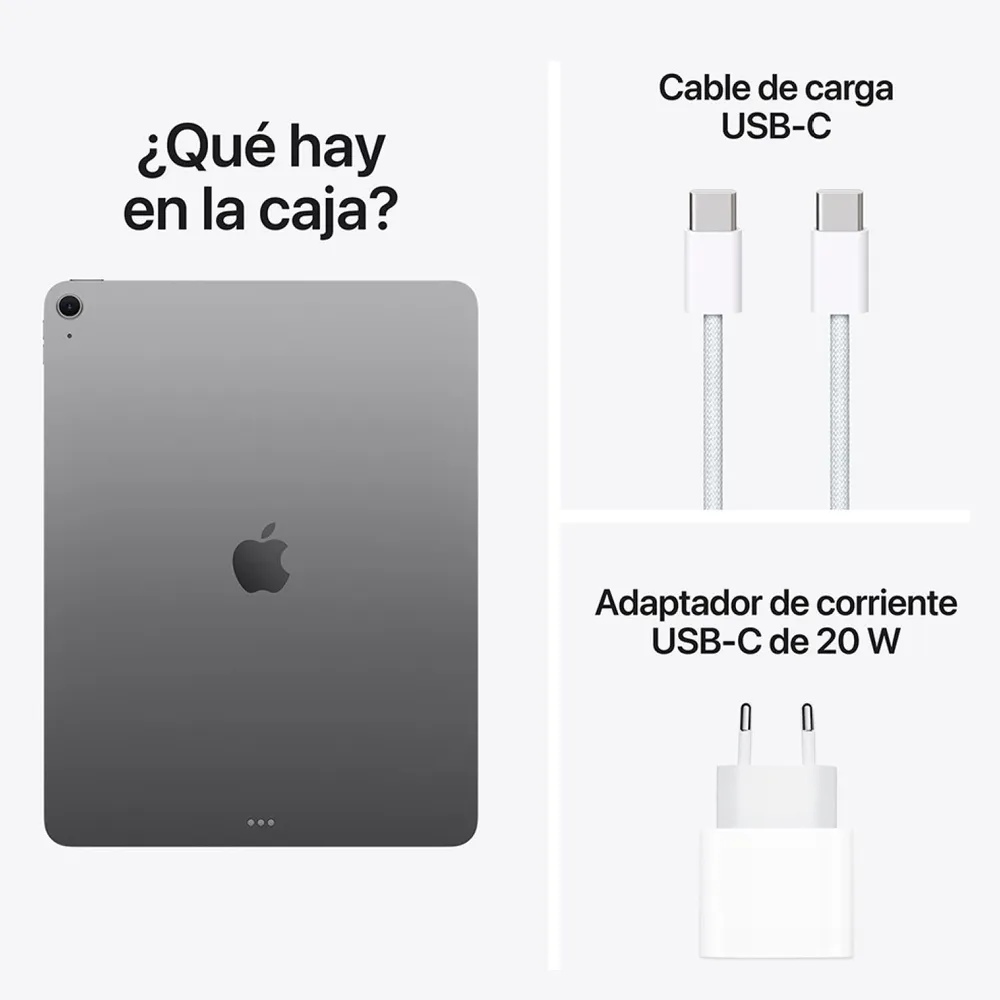 Apple iPad Air 13" M3 128GB Wi-Fi Gris Espacial, foto 10