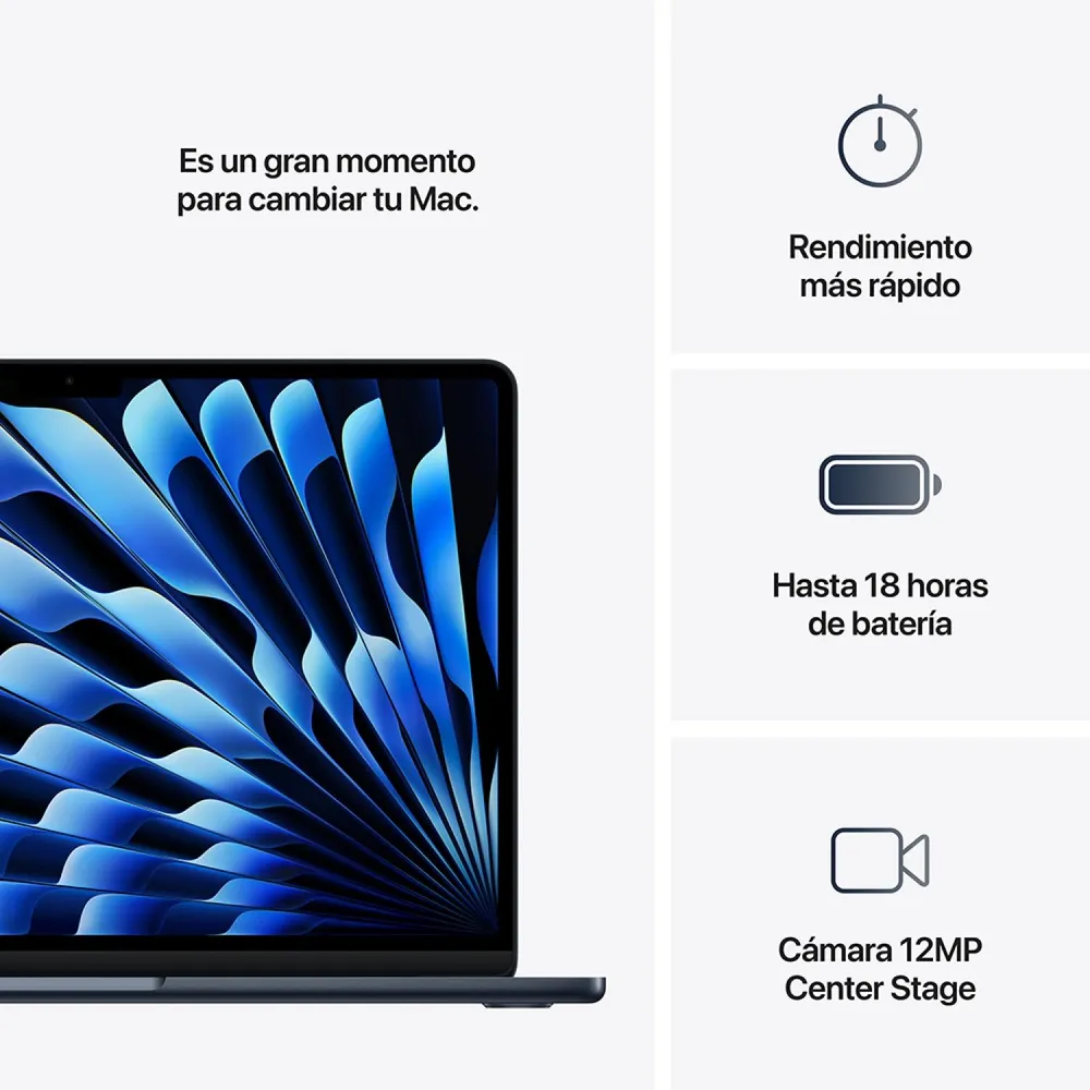 Apple MacBook Air 13 M4 16GB 256GB Medianoche, foto 10