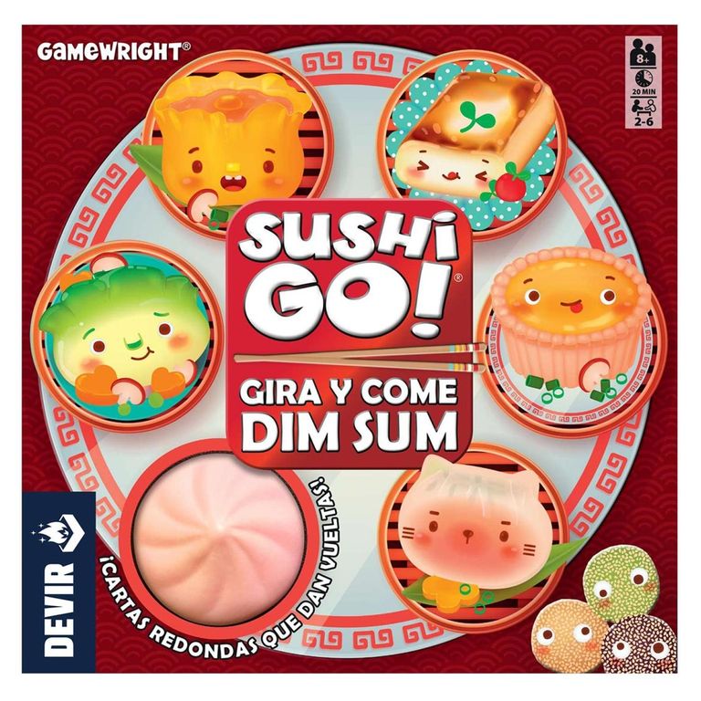 Juego de Mesa Sushi Go Gira Y Come Dim Sum