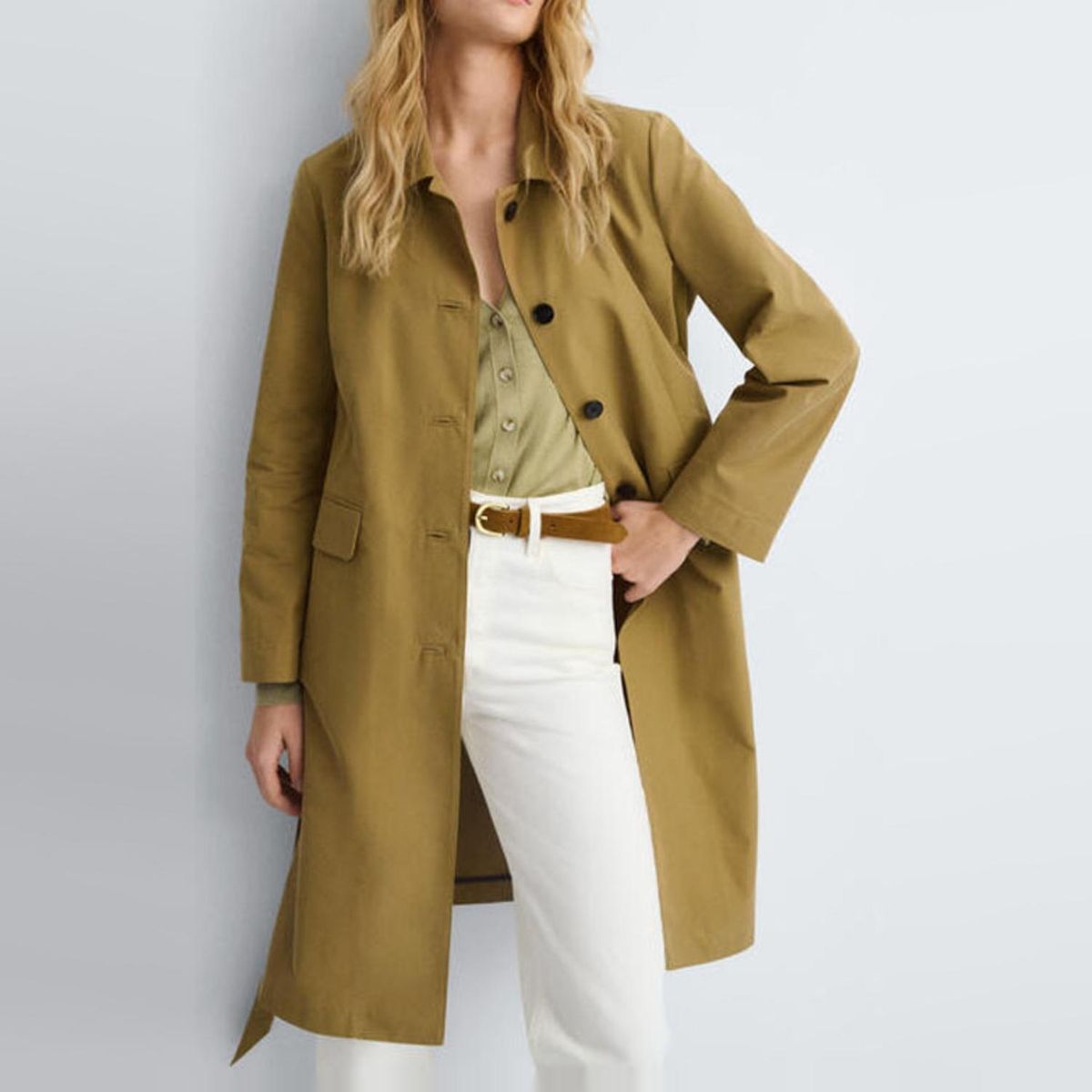 ESEOESE - Trench Algodón Mujer Eseoese