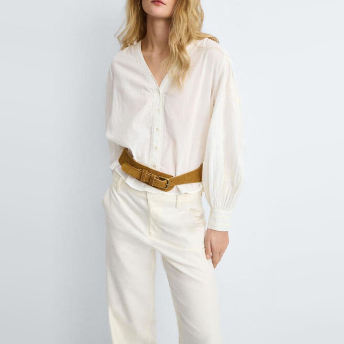 ESEOESE - Blusa Romántica 100% Algodón Mujer Eseoese