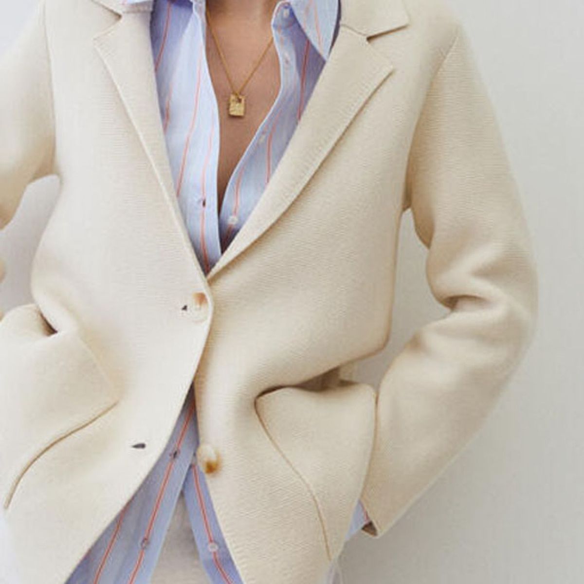 ESEOESE - Blazer Punto Algodón Mujer Eseoese