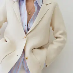 ESEOESE - Blazer Punto Algodón Mujer