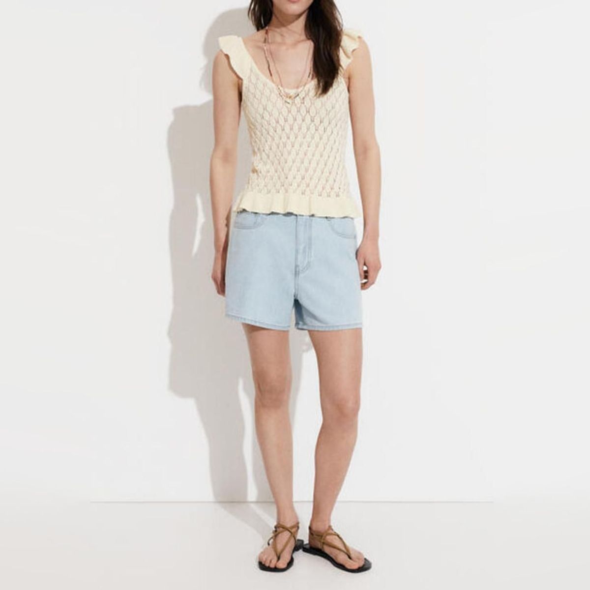 ESEOESE - Top Romántico Algodón Eseoese