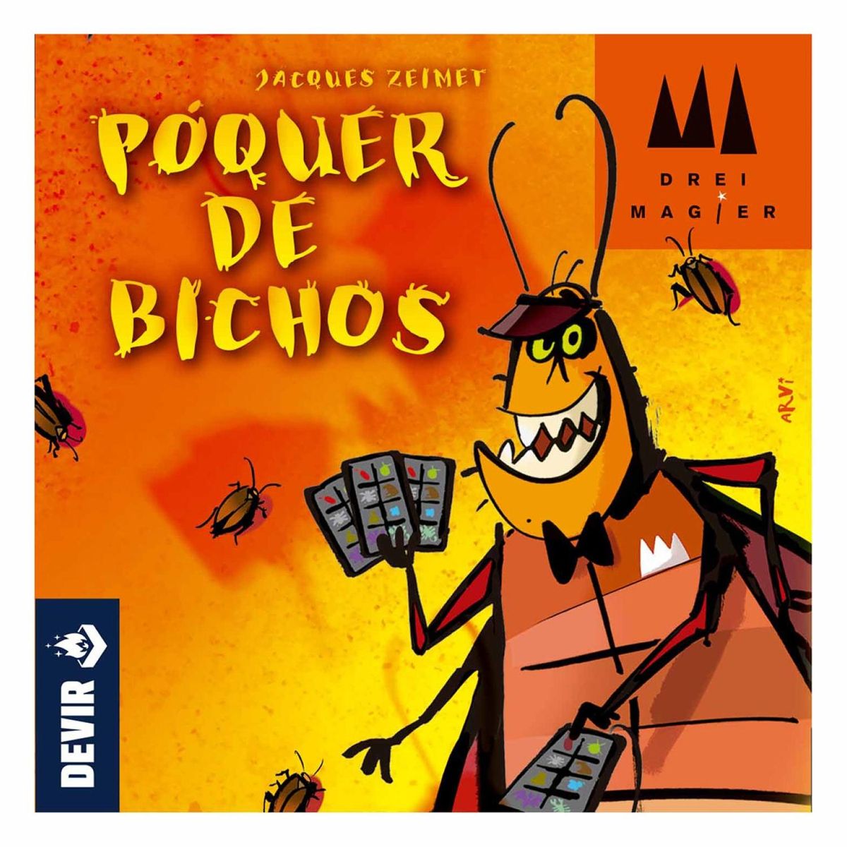 DEVIR - Juego de Mesa Poquer De Bichos