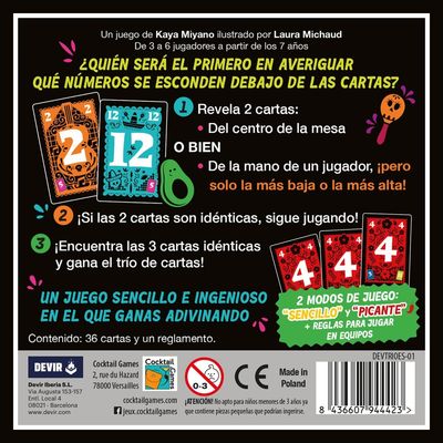 Imagen 2 del producto Juego de Mesa Trio Juego De Mesa