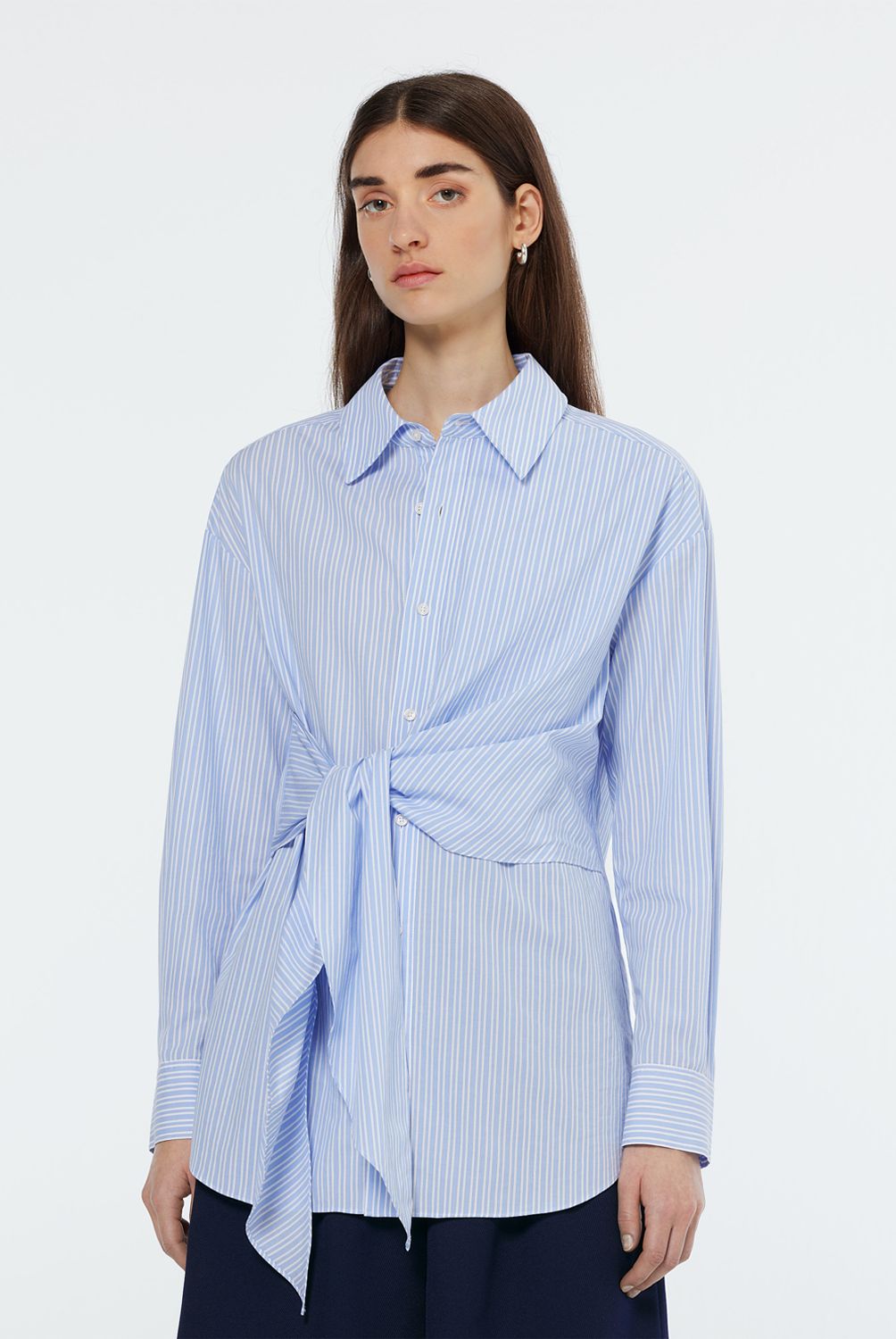 SCOTCHSODA - Blusa Rayada Nudo Mujer Scotch & Soda