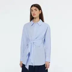 SCOTCHSODA - Blusa Rayada Nudo Mujer Scotch & Soda