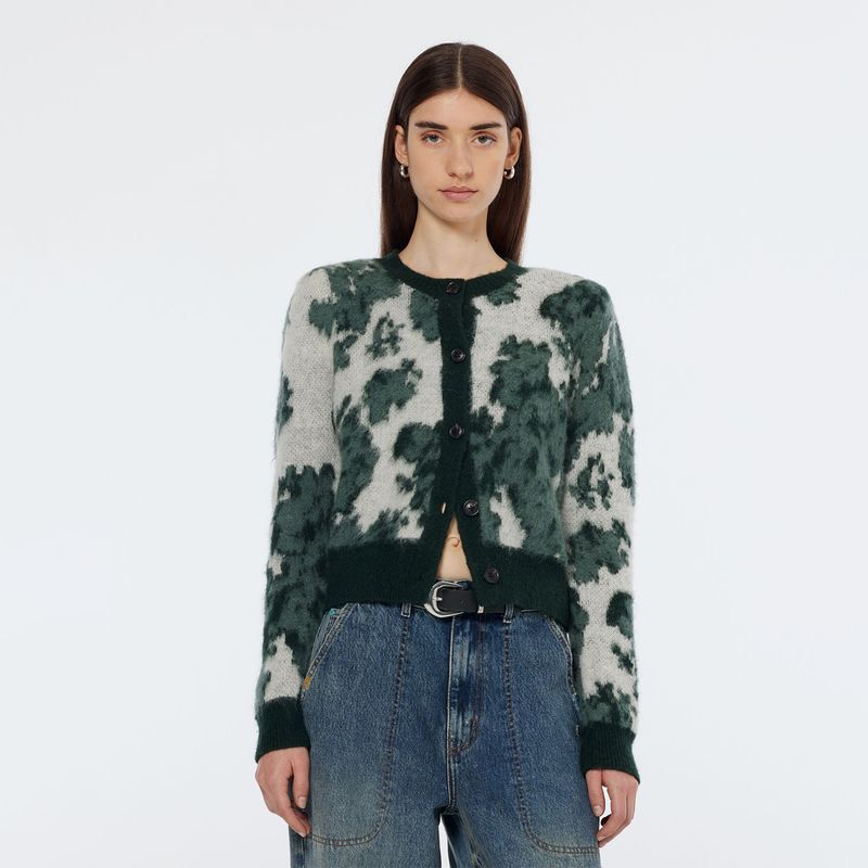 SCOTCHSODA - Cardigan Estampado Floral  Mujer Scotch & Soda