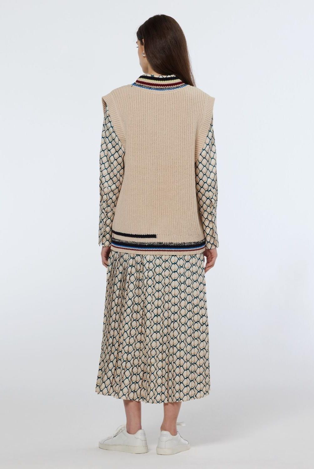 SCOTCHSODA - Sweater Sin Mangas Logo Mujer Scotch & Soda