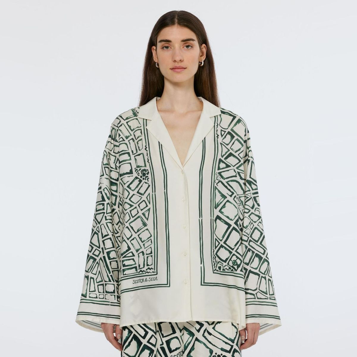 SCOTCHSODA - Camisa Estampada Mujer Scotch & Soda