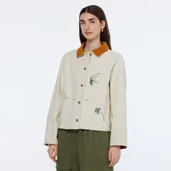 SCOTCHSODA - Chaqueta Detalle Flores Mujer Scotch & Soda
