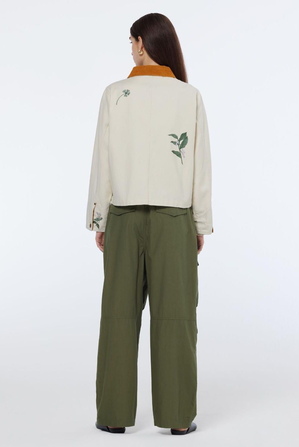 SCOTCHSODA - Chaqueta Detalle Flores  Mujer Scotch & Soda