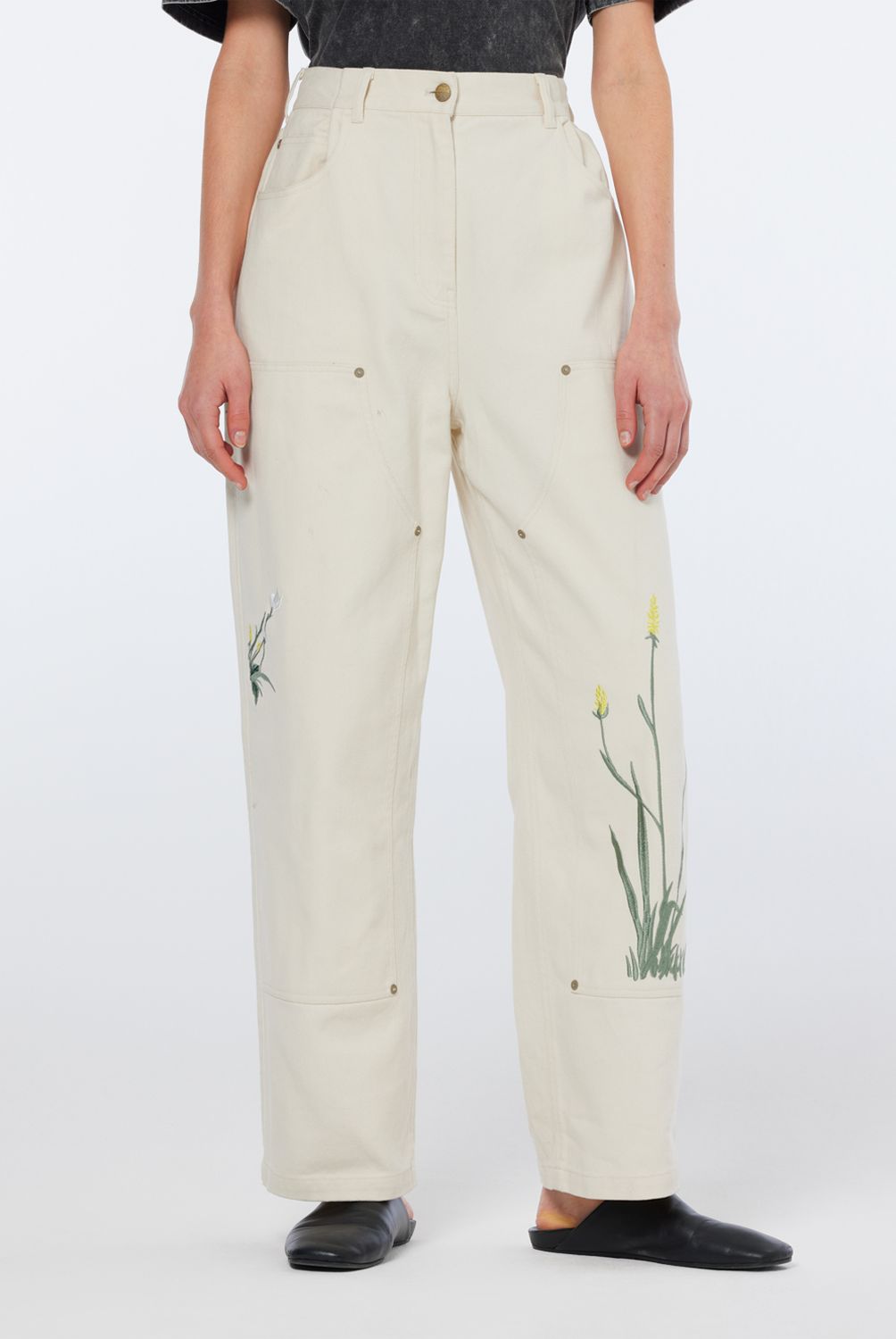 SCOTCHSODA - Pantalón Ancho Liso  Mujer DIXIE