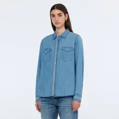 SCOTCHSODA - Camisa Denim Mujer Scotch & Soda