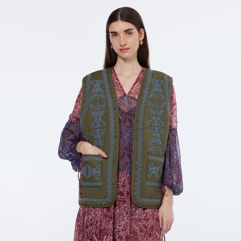 SCOTCHSODA - Chaqueta sin Mangas Mujer Scotch & Soda