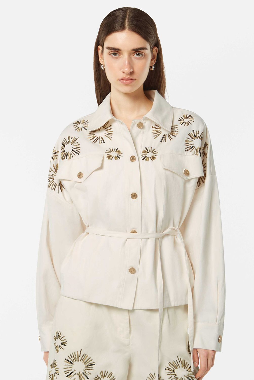 SCOTCHSODA - Chauqeta Sin Mangas Algodón  Mujer Scotch & Soda