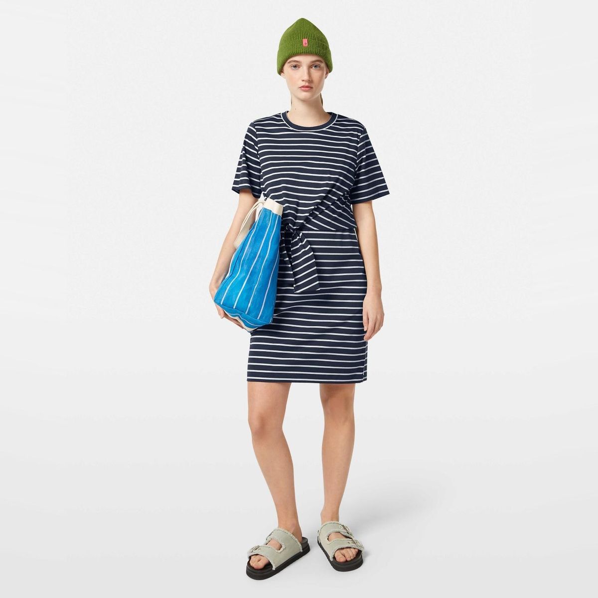 SCOTCHSODA - Vestido Camisero Corto 100% Algodón  Mujer Scotch & Soda