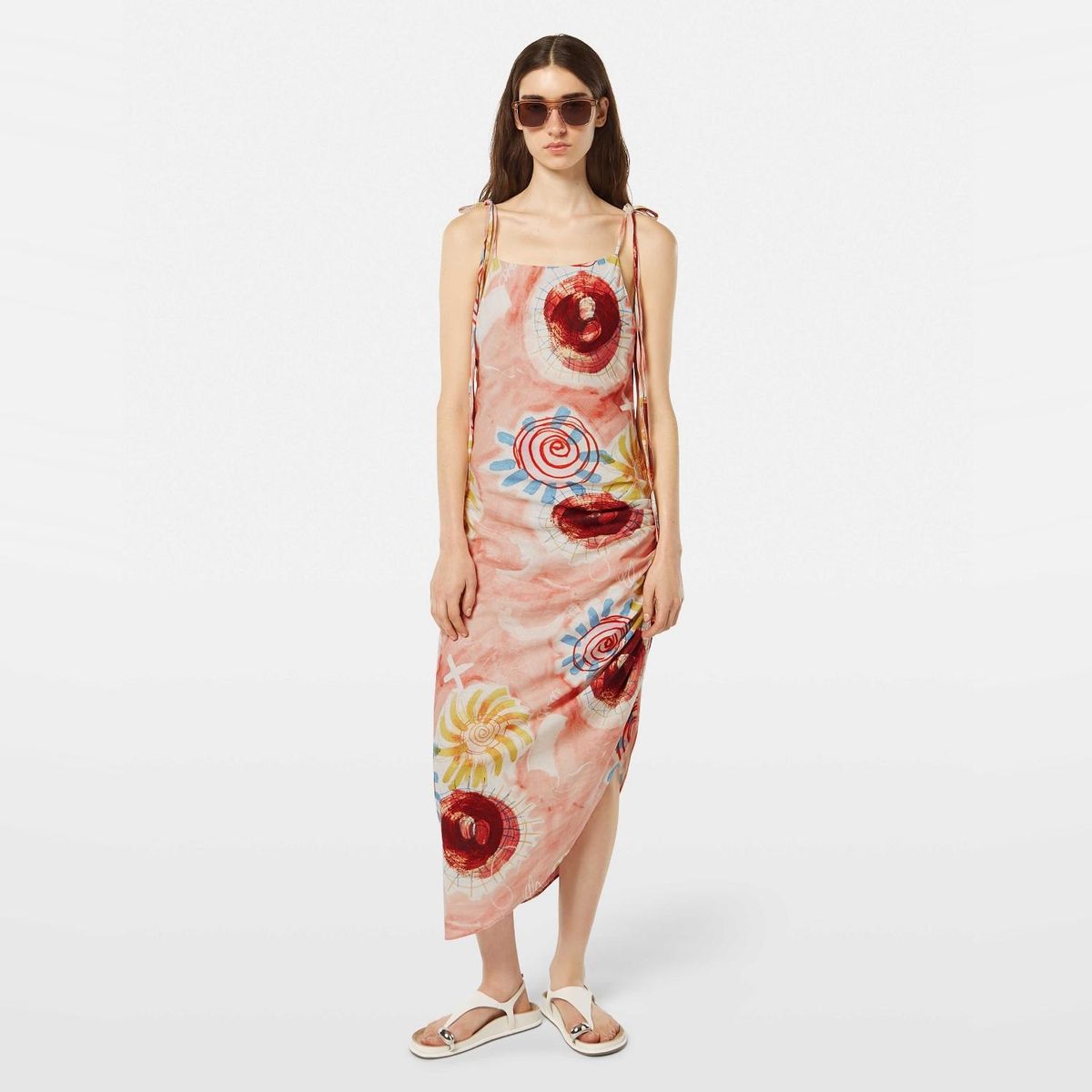 SCOTCHSODA - Vestido Corto Lino  Mujer Scotch & Soda