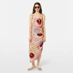 SCOTCHSODA - Vestido Corto Lino Mujer Scotch & Soda