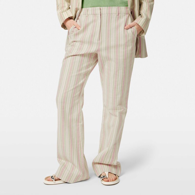 SCOTCHSODA - Pantalón Seda Estampado Culotte Mujer Lola Casademunt