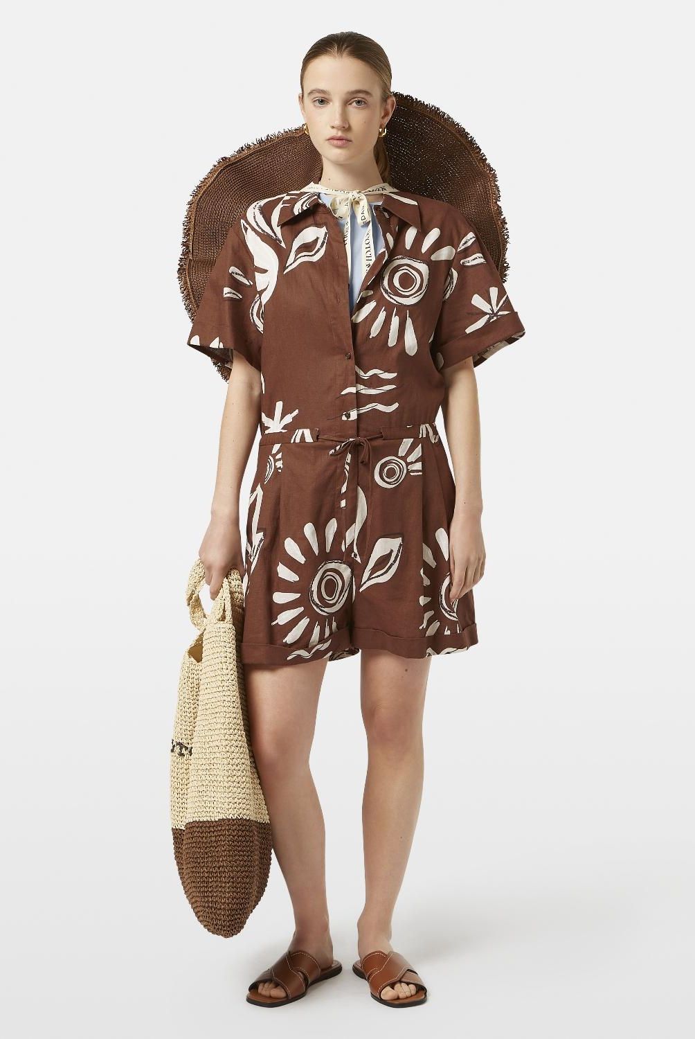 SCOTCHSODA - Enterito Lino  Mujer Scotch & Soda