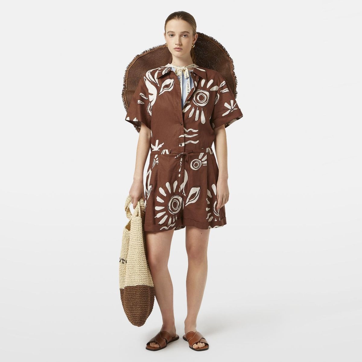 SCOTCHSODA - Enterito Lino  Mujer Scotch & Soda