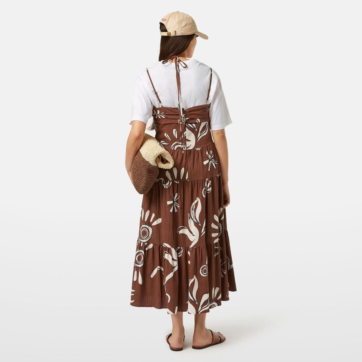 SCOTCHSODA - Vestido Midi Algodón  Mujer Scotch & Soda