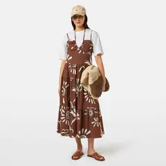 SCOTCHSODA - Vestido Midi Algodón Mujer Scotch & Soda