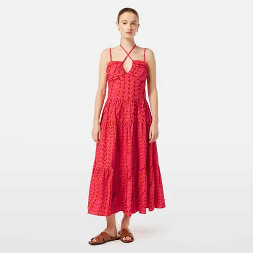 SCOTCHSODA - Vestido Midi Algodón Mujer Scotch & Soda