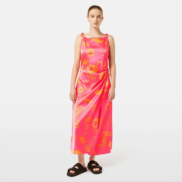 SCOTCHSODA Vestido Satinado Mujer Scotch & Soda
