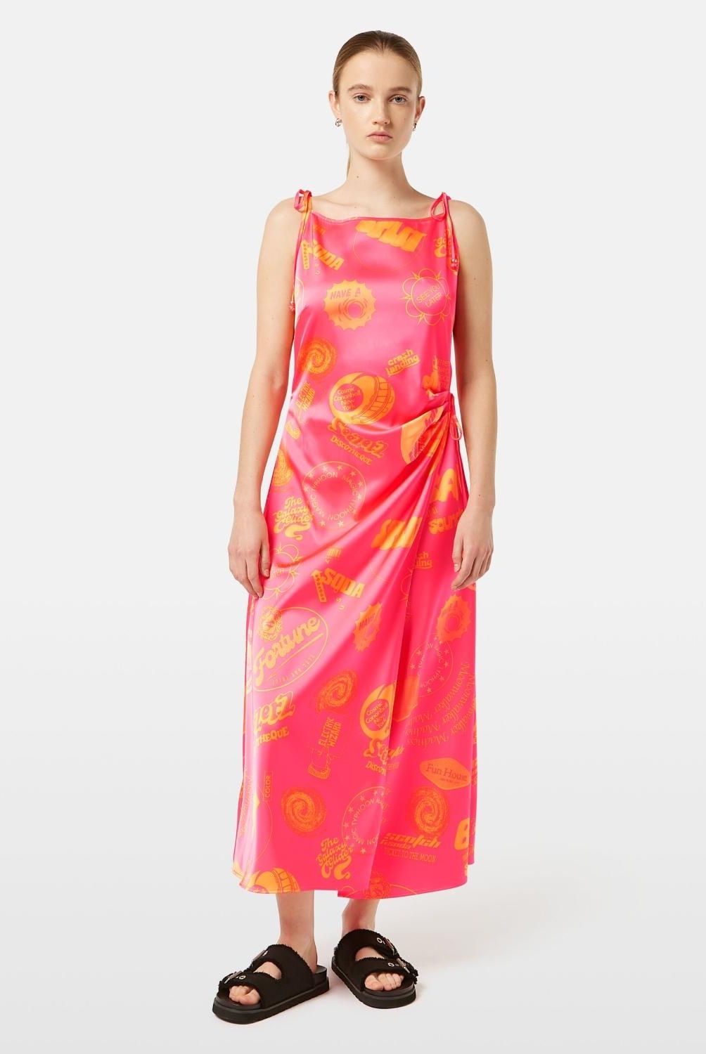 SCOTCHSODA - Vestido Satinado  Mujer Scotch & Soda