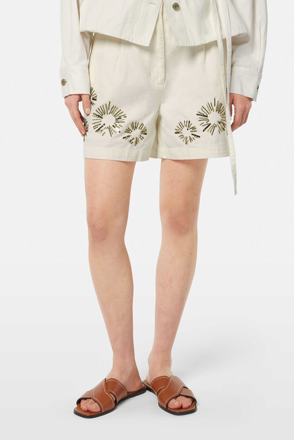 SCOTCHSODA - Pantalon Palazzo Con Pinzas Mujer Lola Casademunt