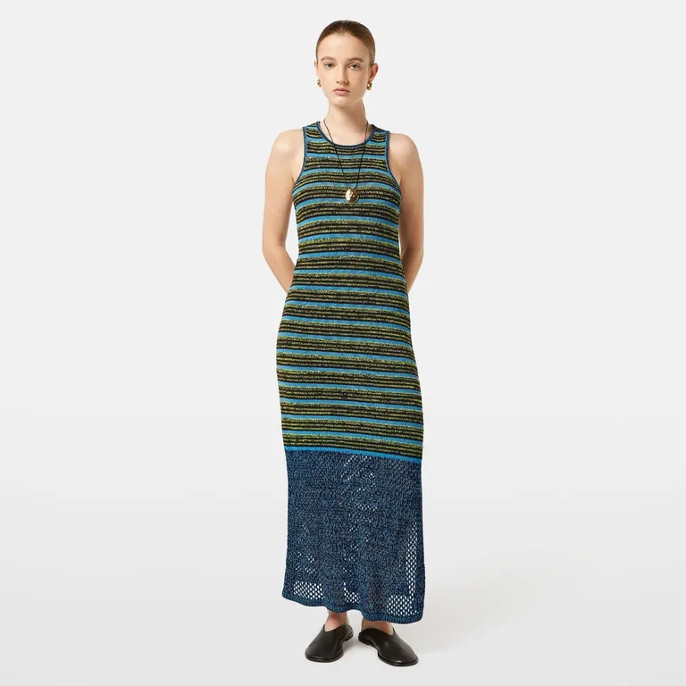 SCOTCHSODA Vestido Rayas Algodón Mujer Scotch & Soda
