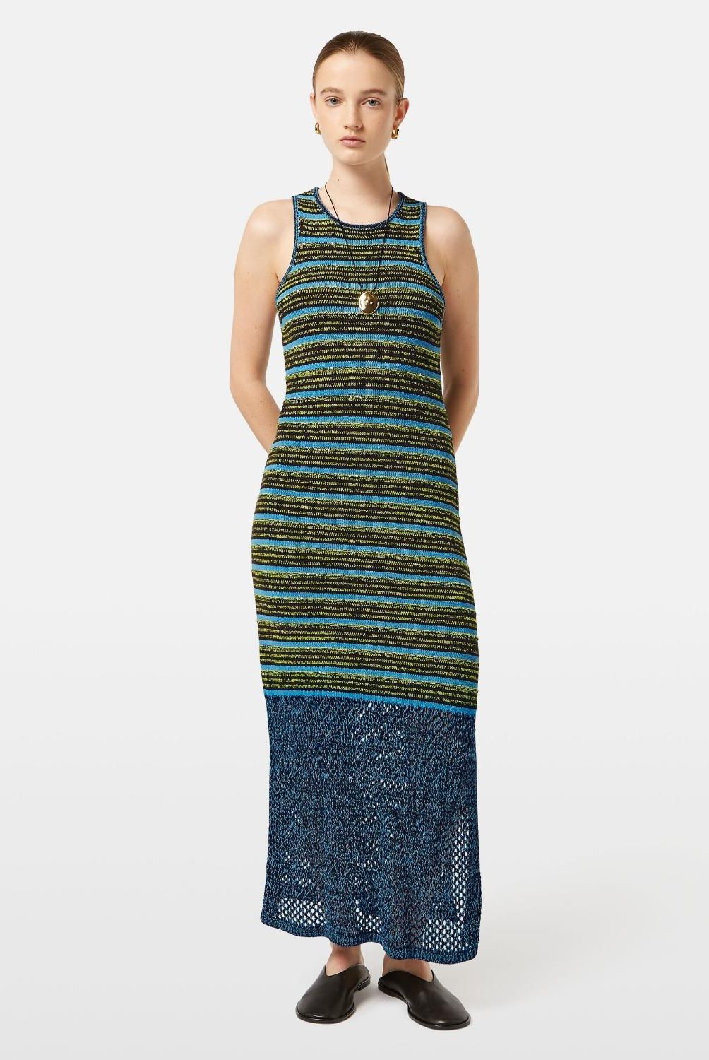 SCOTCHSODA - Vestido Rayas Algodón  Mujer Scotch & Soda